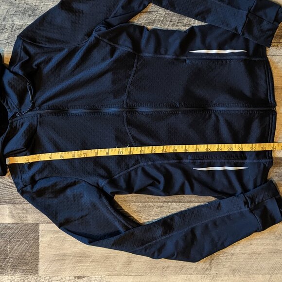 Fabletics Tech Knit Full Zip Hoodie Black Small - Picture 6 of 8